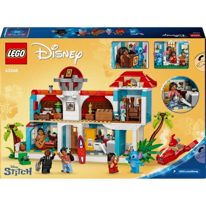 LEGO Disney 43268 Lilo a Stitch - Domek na pláži