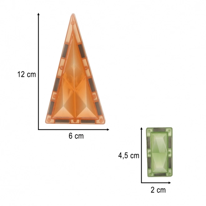 Svítící magnetické kostky pro děti