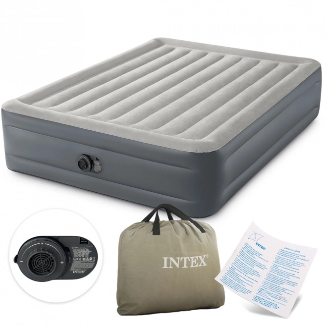Nafukovací matrace s vestavěnou pumpou 203 × 152 × 46 cm INTEX