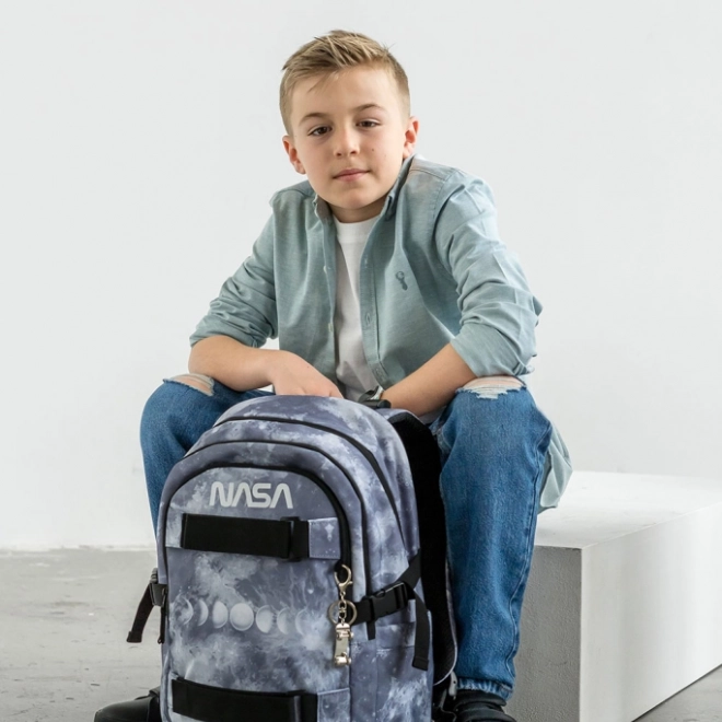 Školní set BAAGL Skate NASA šedý