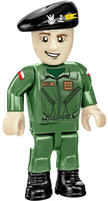 Dvě minifigurky a vlajky