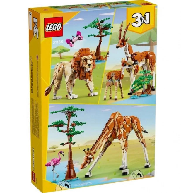 LEGO Creator 31150 Divoká zvířata ze safari