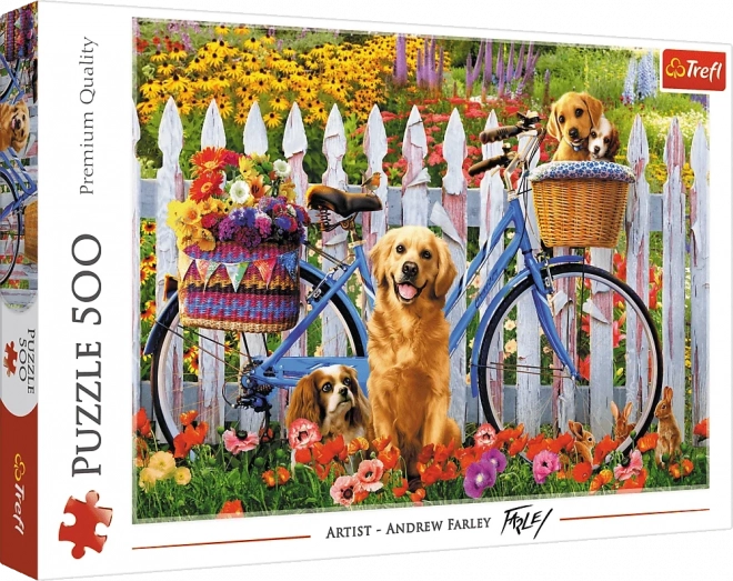 Puzzle 500 dílků Psí dobrodružství