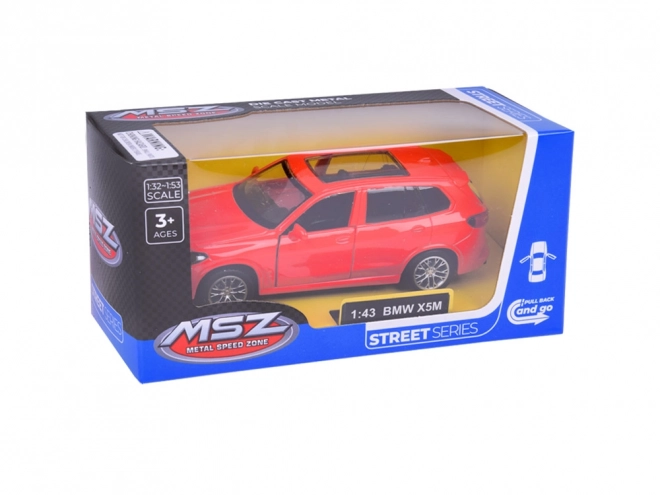 Kovový sběratelský model auta BMW X5M v měřítku 1:43
