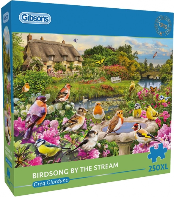 GIBSONS Puzzle Zpěv ptáků u potoka XL 250 dílků