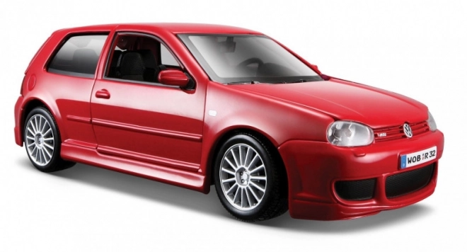 Model auta Volkswagen Golf R32 Maisto speciální edice 1:24 červený