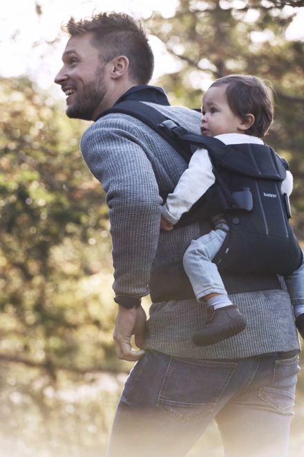 Dětské nosítko BABYBJORN ONE, Béžová/Leopardí – Černá