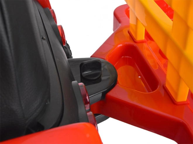 Dětský traktor s přívěsem na dálkové ovládání – Červená