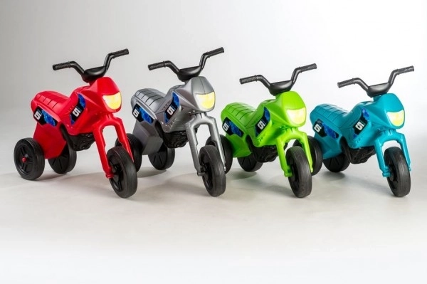 Odrážedlo Enduro malé plast výška sedadla 26cm nosnost do 25kg od 12 měsíců