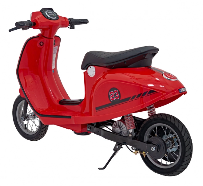 Dětský elektrický skútr Retro Červený 23