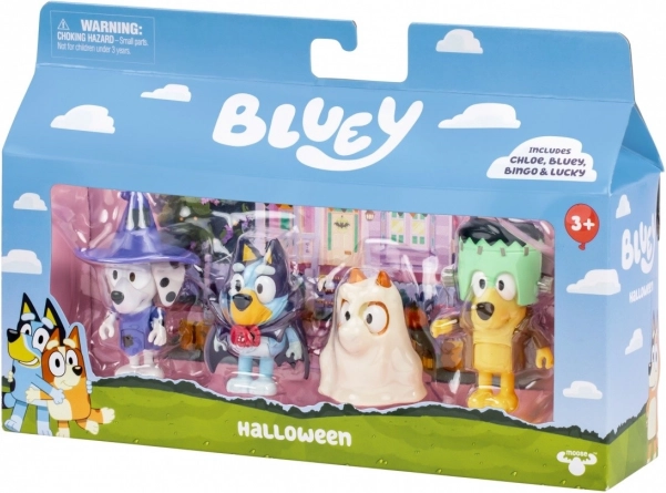 Figurky Bluey - Ples v Přestrojení 4-pack