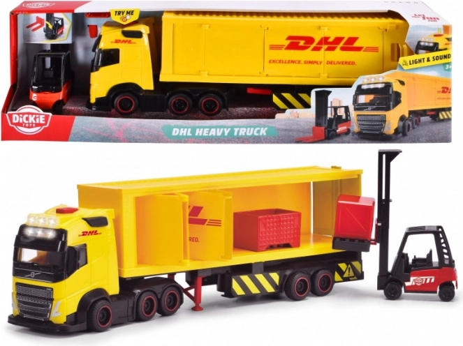 nákladní vůz s návěsem DHL 35 cm od Dickie Toys