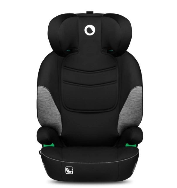 LIONELO Autosedačka Lars I-Size 15-36 kg nebo od 100 do 150 cm výšky – Černá šedá