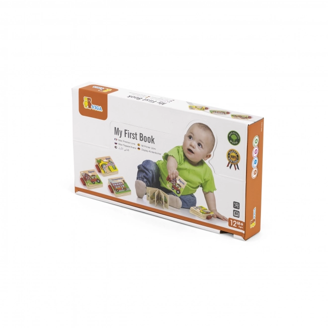 Moje první dřevěná knížka Viga
