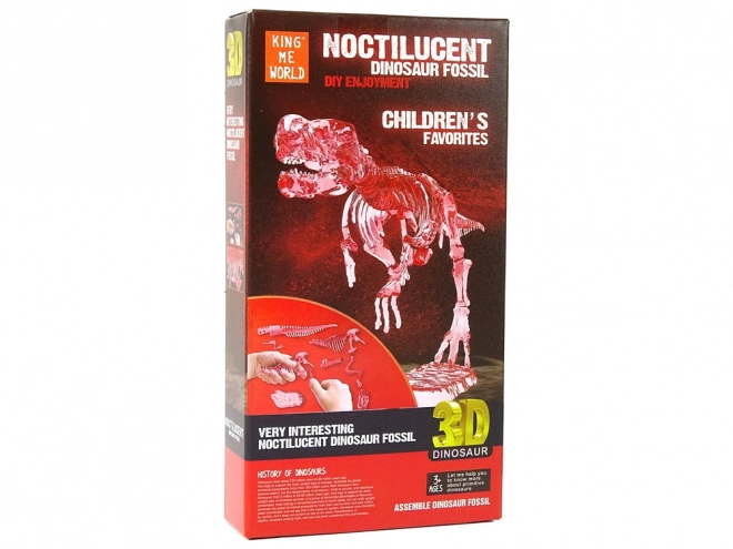 Skládačka Dinosaura Svítící ve Tmě