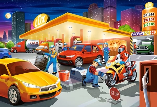 Puzzle 40 maxi Čerpací Stanice