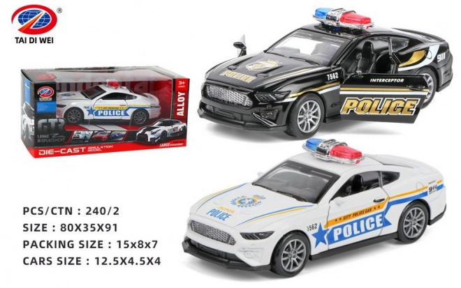Policieji Auto Kovové