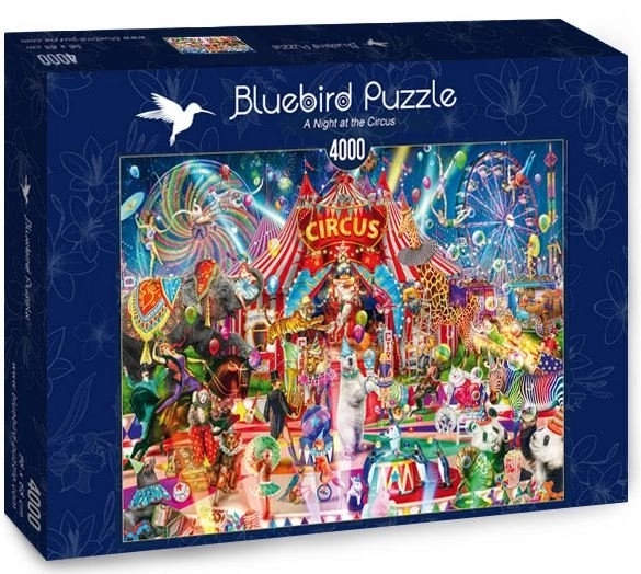 Bluebird puzzle noc v cirkusu 4000 dílků