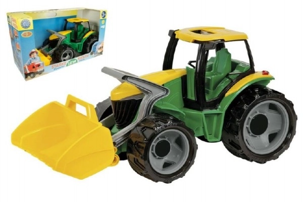 Dětský traktor se lžící Zeleno-žlutý