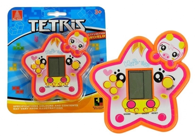 Elektronická hra Tetris hvězda červená