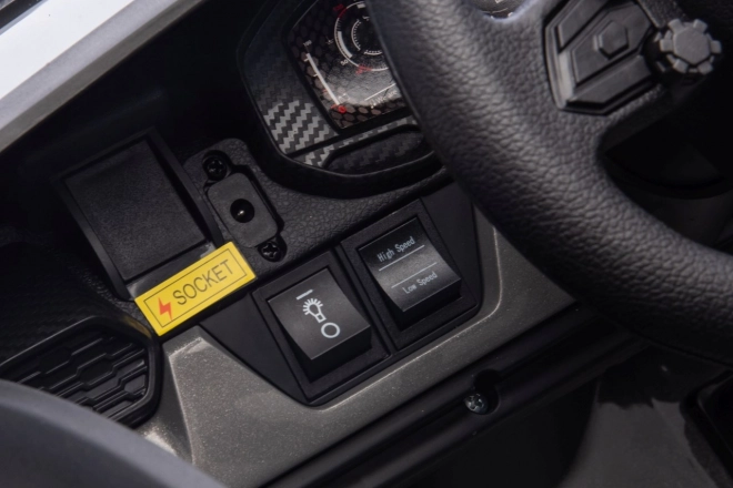Elektrické auto Lamborghini Revuelto XL šedé