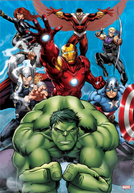 EDUCA Puzzle Avengers - Sjednocení 200 dílků