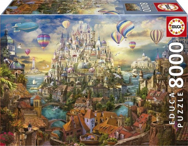 Puzzle Město snů 8000 dílků
