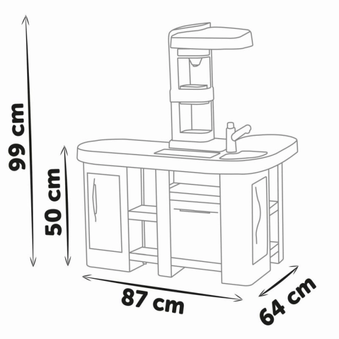 Smoby Mini Tefal Studio Kuchyně Bubble XL s 34 příslušenstvím