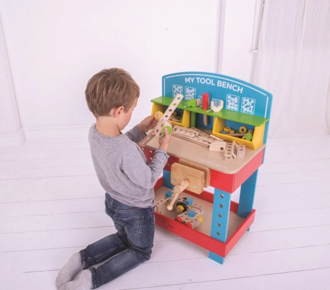 Bigjigs Toys Dřevěný pracovní stůl