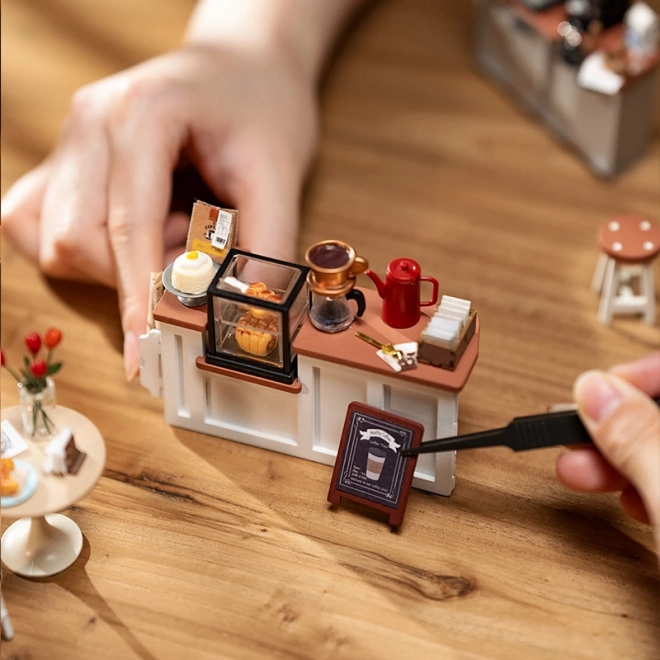 RoboTime 3D Dřevěné puzzle Kavárna č. 17