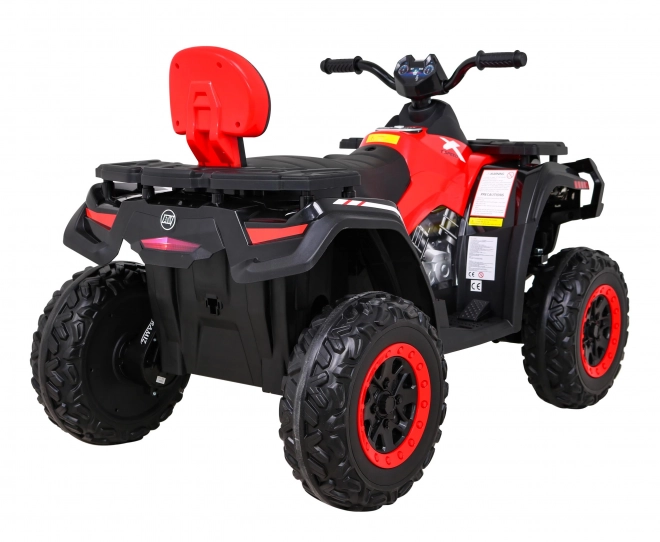 Čtyřkolka XT-Speed pro děti Červená + 4x4 + EVA + pomalý start + rádio MP3 + LED dioda