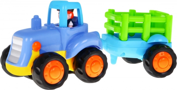 Traktor s přívěsem pro přepravu nákladu