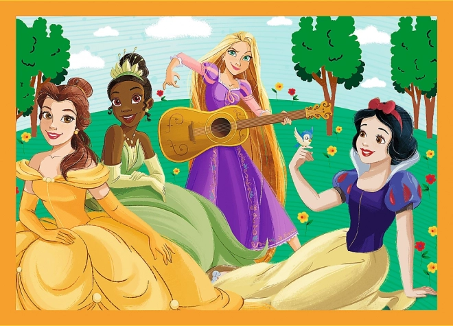 TREFL Puzzle Disney princezny: Pohádkové příběhy 4v1 (35,48,54,70 dílků)
