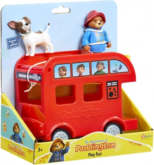 Hrací sada Paddington s červeným autobusem