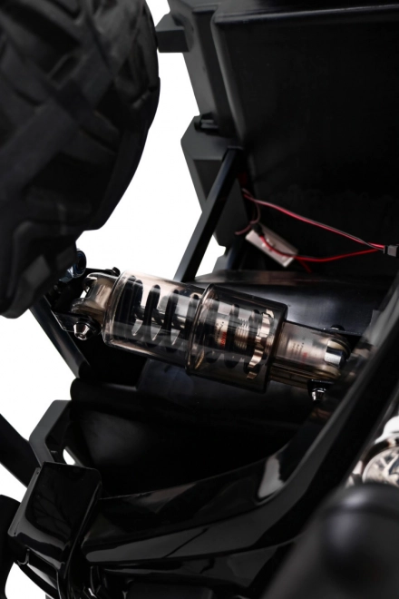 Buggy UTV Off-roader pro děti Červená + dálkové ovládání + nosič zavazadel + pomalý start + EVA + MP3 LED