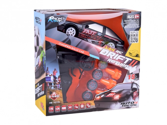 Závodní auto na dálkové ovládání pro drift
