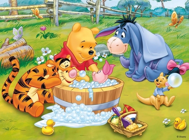 Puzzle Koupel Prosiáčka - Kubuš Pú