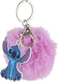Přívěsek na klíče Stitch s bambulí
