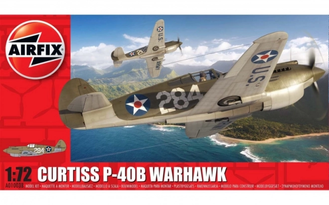 Model k sestavení Curtiss P-40B Warhawk