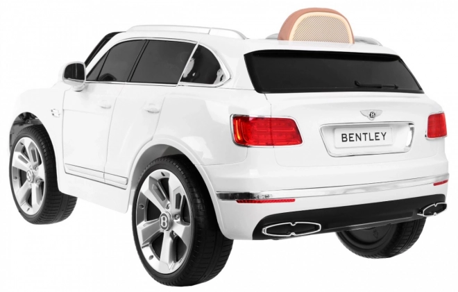 Auto na akumulátor Bentley Bentayga pro děti – Bílé