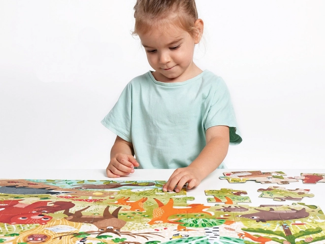 CzuCzu Dětské Puzzle Les