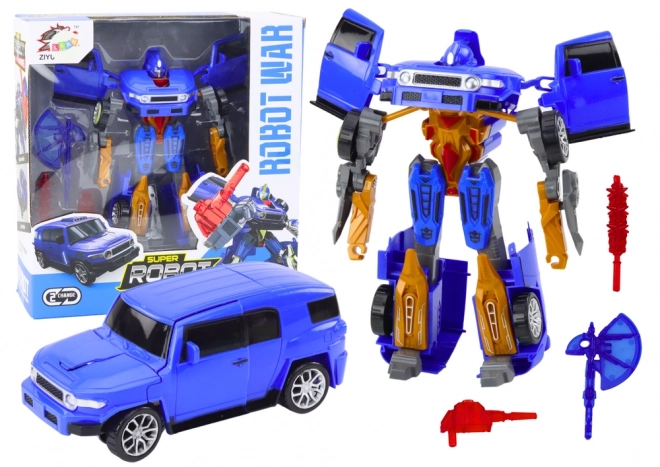 Robot Auto 2v1 Transformační příslušenství Zbraň modrá