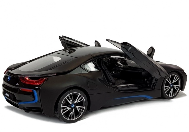 Auto R/C BMW i8 Rastar 1:14 Černé automatické dveře
