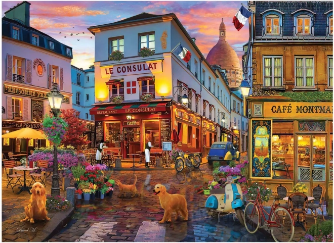 ANATOLIAN Puzzle Kavárna Montmartre 1000 dílků