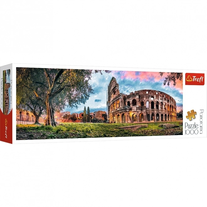 TREFL Panoramatické puzzle Koloseum za úsvitu 1000 dílků