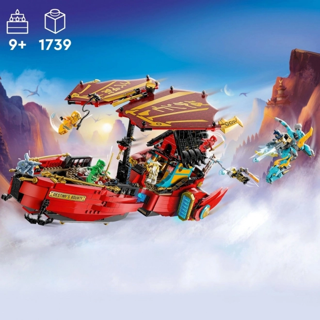 Konstrukční sada LEGO Ninjago Perla osudu - závod s časem