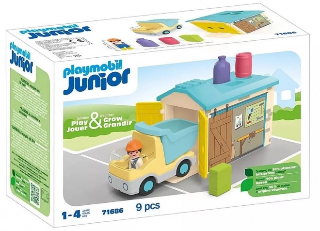 Juniorská figurková sada 71686 Nákladní auto s garáží s funkcí třídičky
