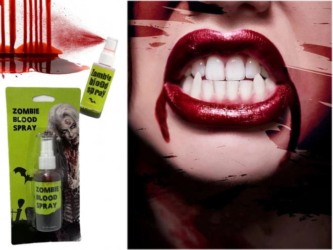 Halloweenský sprej s umělou krví