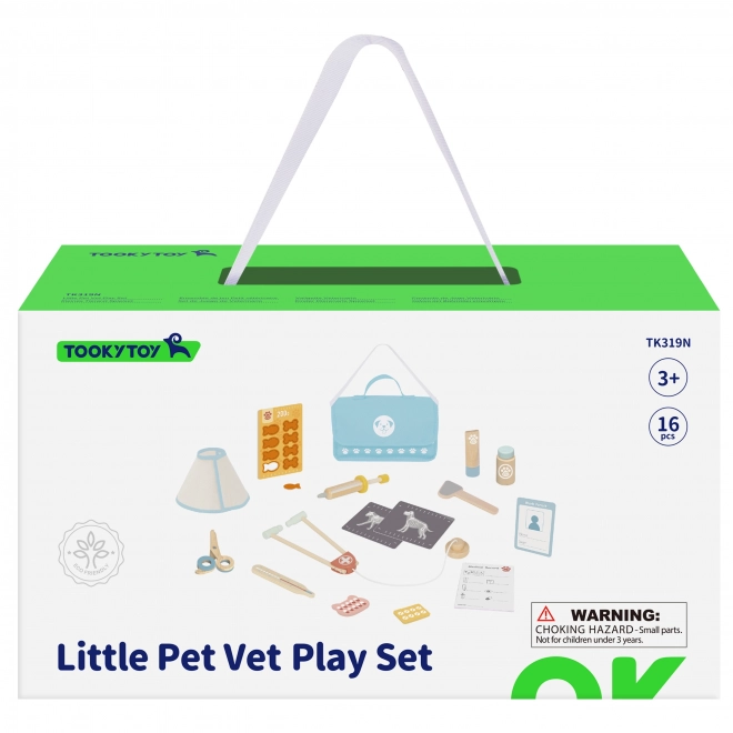 Tooky Toy veterinářská sada s taškou 17 dílů