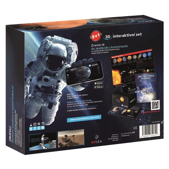 Interaktivní 5v1 Průvodce Vesmírem 3D Set